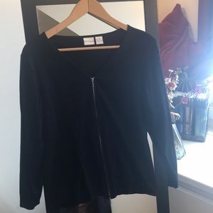 Zipper cardigan